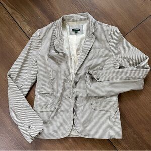 J. Crew women’s cotton stripe blazer jacket, size 2